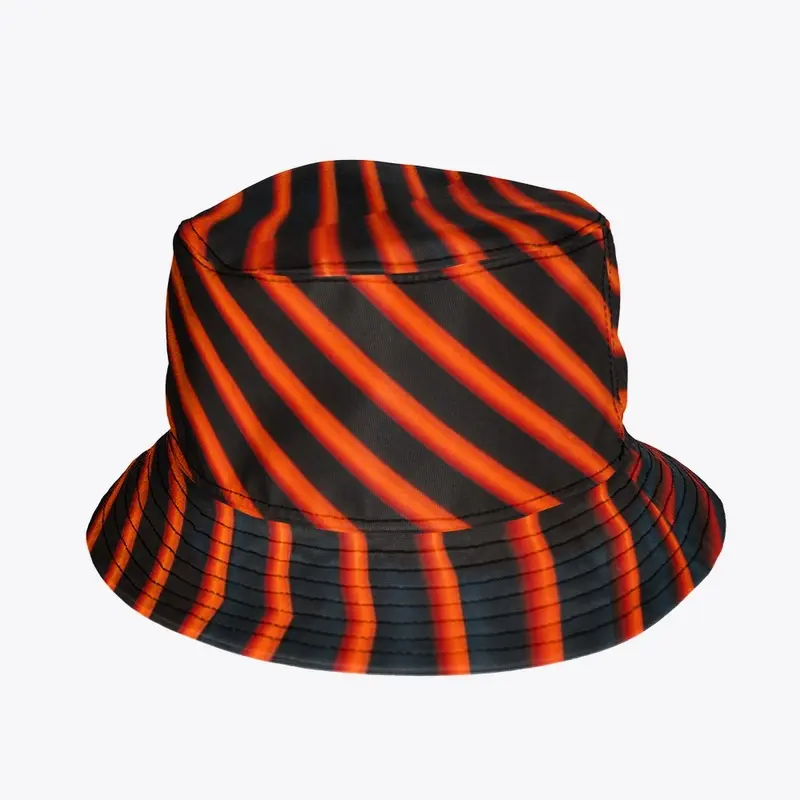 Orange and Black Stripes 