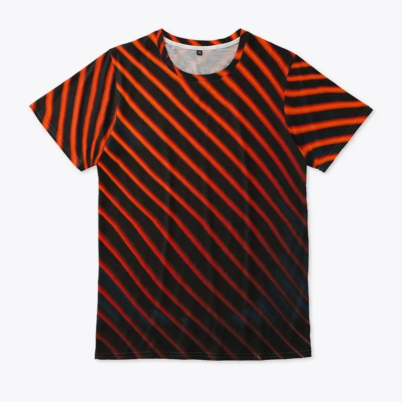 Orange and Black Stripes 