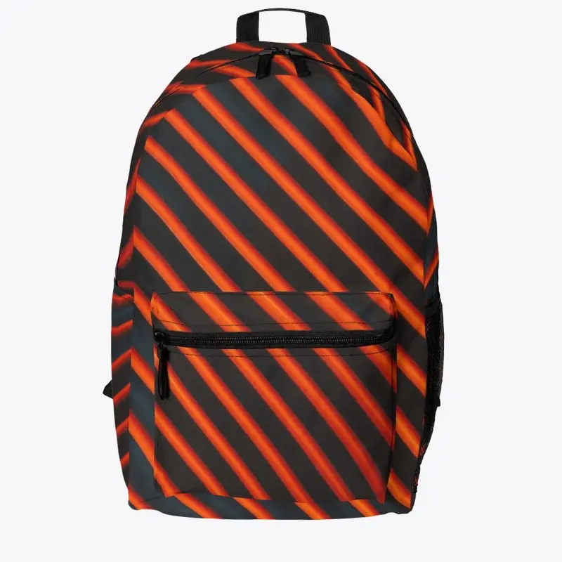 Orange and Black Stripes 