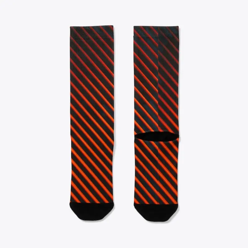 Orange and Black Stripes 